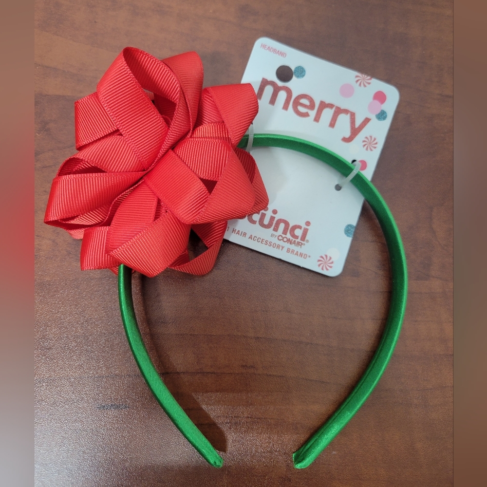 Red Bow Headband by Scünci Nwt